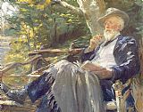 Peder Severin Kroyer Holger Drachman painting